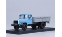 Горький-3307 (двигатель ЗМЗ-513) дерев. борт (голубой-серый), масштабная модель, ГАЗ, Start Scale Models (SSM), scale43