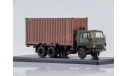 КАМАЗ-53212 с 20-футовым контейнером (хаки/коричневый), масштабная модель, Start Scale Models (SSM), scale43