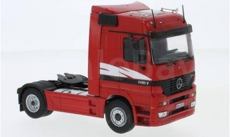 седельный тягач MERCEDES-BENZ Actros MP 1 1995 Red, масштабная модель, IXO, scale43