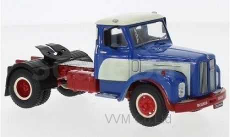 седельный тягач SCANIA 110 Super 1953 Blue/White, масштабная модель, IXO, scale43