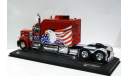 1:43 седельный тягач PETERBILT 379 Custom 2002 Red, масштабная модель, IXO грузовики (серии TRU), scale43