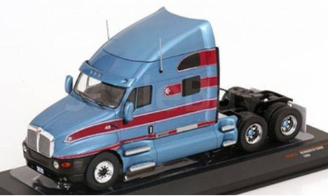 1:43 седельный тягач KENWORTH T2000 1998 Blue/Red, масштабная модель, IXO, scale43