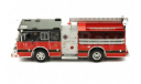 SEAGRAVE Marauder II ’Pelham Fire Department’ 2007 Red/Black, масштабная модель, IXO, scale43