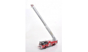 SMEAL Spartan Gladiator 105’ RM Ladder ’Aerial Tower’(пожарная лестница) 2015 Red/Black/Silver, масштабная модель, IXO, scale43