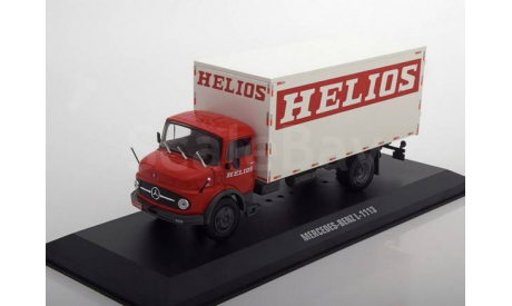 MERCEDES-BENZ L 1113 фургон ’HELIOS’ 1969 White/Red, масштабная модель, IXO, scale43