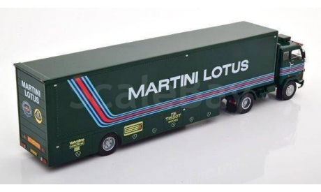 1:43 VOLVO F88 Race Transporter c полуприцепом ’Martini Lotus Team F1’ 1979, масштабная модель, IXO, scale43