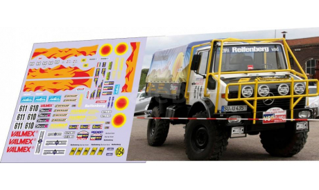 набор декалей Unimog 610-611 dakar 1986, фототравление, декали, краски, материалы, Doctor Decal, scale43