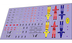 набор декалей для раллийных автомобилей