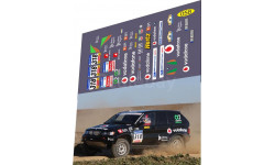 набор декалей BMW X5 №318 dakar 2008 barbosa