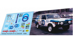 набор декалей RANGE ROVER №172 DAKAR 1986