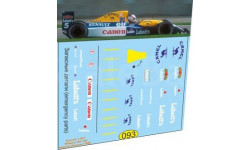 набор декалей Formula 1 выпуск №7 Williams FW 14B Манселл (1992)