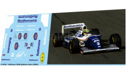 Набор декалей Formula 1 №22 Williams FW16 Дэймон Хилл (1994)