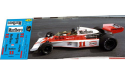 набор декалей Formula 1 №21 McLaren M23 №11 James Hunt
