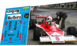 набор декалей Formula 1 №21 McLaren M23 №5 James Hunt