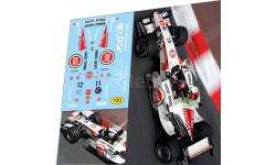набор декалей Formula 1 №33 - Honda RA106 - Дженсон Баттон (2006)