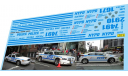 набор декалей Полиция США NYPD, фототравление, декали, краски, материалы, Doctor Decal, scale43