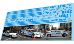 набор декалей Полиция США NYPD