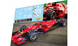 набор декалей Formula 1 №37 Ferrari SF71-H Kimi Raikonen