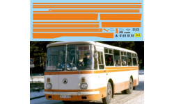 набор декалей Полосы ЛАЗ 695Н (оранжевый)