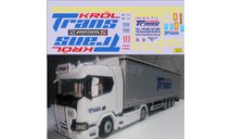 1:43 набор декалей Сцепка Krol Trans, фототравление, декали, краски, материалы, Doctor Decal, scale43