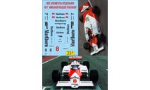 1:43 Набор декалей Formula 1 №59 McLaren MP4/1, фототравление, декали, краски, материалы, Doctor Decal, 1/43