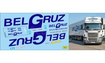 1:43 набор декалей Транспортная компания BELGRUZ (Белгруз), фототравление, декали, краски, материалы, Doctor Decal, scale43
