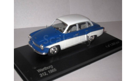 Wartburg 312, масштабная модель, 1:43, 1/43, WhiteBox