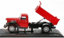 International Harvester KB 7 (самосвал) 1948 Red/Black, масштабная модель, WhiteBox, scale43