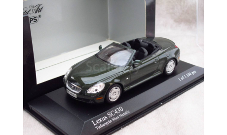 Lexus SC430 1/43 Minichamps, масштабная модель, 1:43