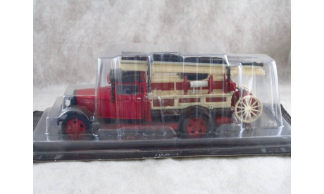 ПМГ-1 (ГАЗ-АА) Пожарный 1/43 Автомобиль на Службе №52, масштабная модель, Автолегенды СССР журнал от DeAgostini, scale43