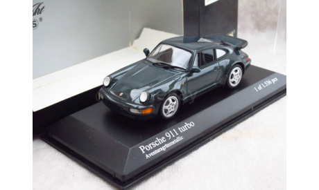 Porsche 911 Turbo 1990 1/43 Minichamps, масштабная модель, scale43