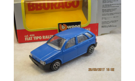 FIAT Tipo Rally 1/43 Bburago Made in Italy, масштабная модель, 1:43