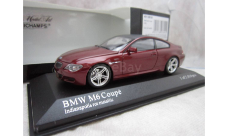 BMW M6 Coupe 1/43 Minichamps, масштабная модель, 1:43