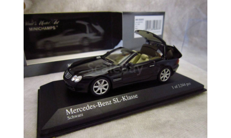 Mercedes Benz SL - Class (R230) 2001 1/43 Minichamps, масштабная модель, Mercedes-Benz, 1:43