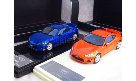 2 модели Toyota 86 GT Ltd и Subaru BRZ STI 1/43 WIT’S, масштабная модель, 1:43