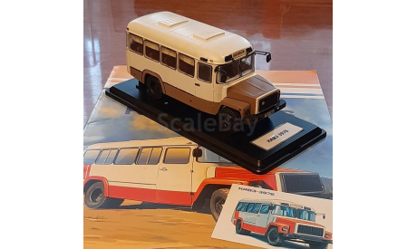 КАВЗ-3976 автобус, масштабная модель, AVD, scale43