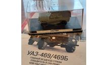 УАЗ-469 колесная формула 4х4, журнальная серия Автолегенды СССР (DeAgostini), Де Агостини, 1:43, 1/43