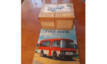 сборная модель автобус ПАЗ-3205 1989г., сборная модель автомобиля, AVD models, 1:43, 1/43