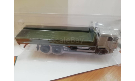 КАМАЗ 65117, серый/зеленый кузов, масштабная модель, ПАО КАМАЗ, scale43