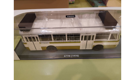 С 1 рубля! ЛИАЗ 677М (1978) с маршрутом №24., масштабная модель, DEMPRICE, 1:43, 1/43