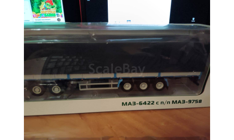 МАЗ 6422 с п/п МАЗ-9758 с 1 рубля., масштабная модель, Автоистория (АИСТ), 1:43, 1/43
