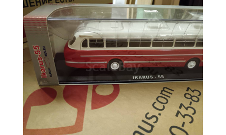 С 1 рубля! Автобус Икарус-55 Classicbus, масштабная модель, Ikarus, 1:43, 1/43