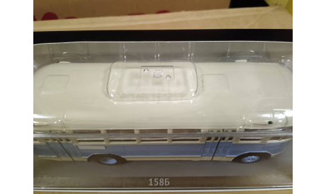 С 1 рубля! Автобус ЛИАЗ-158Б бежевый-голубой Classicbus, масштабная модель, 1:43, 1/43