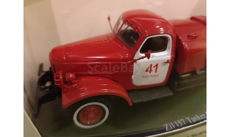 С 1 рубля! ZIL 157 tanker fire красный SSM, масштабная модель, Start Scale Models (SSM), scale43, ЗИЛ