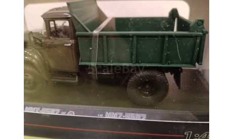 С 1 рубля! ЗИЛ 4502 хаки, поворотный мост Ultra models, масштабная модель, 1:43, 1/43