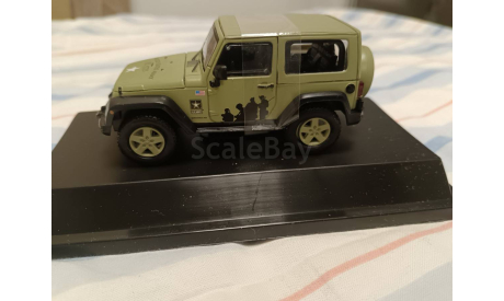 С 1 рубля! Jeep Джип 1 ARMY STRONG фисташковый, масштабная модель, Greenlight Collectibles, scale43