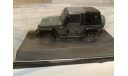 С 1 рубля! Jeep Джип 2 ARMY STRONG мокрый асфальт тентованный, масштабная модель, Greenlight Collectibles, 1:43, 1/43