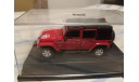 С 1 рубля! Jeep Джип 5 5-дверный красный тент черный, масштабная модель, Greenlight Collectibles, scale43