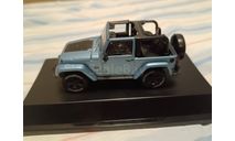 С 1 рубля! Jeep Джип 7 3-дверный голубой металлик, масштабная модель, Greenlight Collectibles, scale43