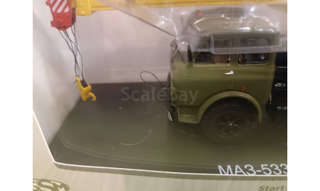 С 1 рубля! МАЗ 5334 (КС-3577)  SSM хаки/желтый, масштабная модель, Start Scale Models (SSM), scale43